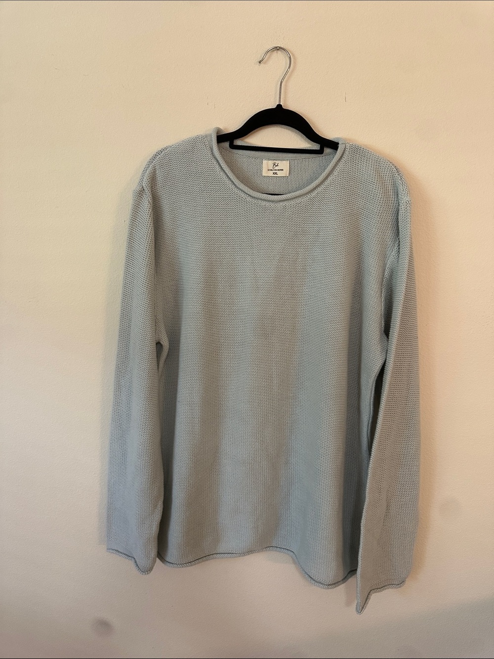 Le ble en herbe Light Blue rollneck Knit Sweater